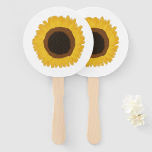 Sunflower Hand Fan