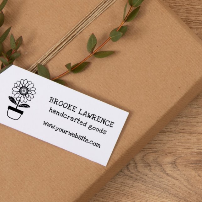 Sunflower Handcrafted Handmade Rubber Stamp (Creator Uploaded)