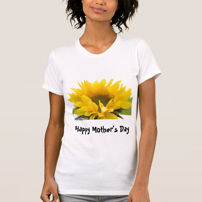 Sunflower - Happy Mother's Day T-Shirt (Front)