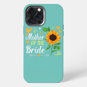 Sunflower Heart Mother Of The Bride Husband Wife iPhone 13 Pro Max Case