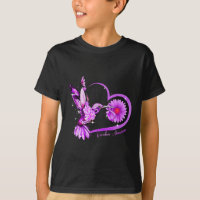 Sunflower Heart Purple Ribbon Overdose Awareness 