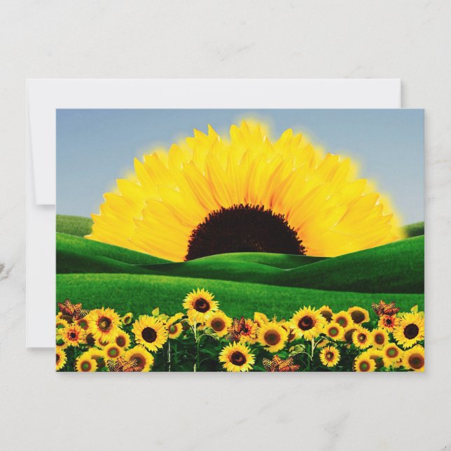 SUNFLOWER HILL INVITATION (Front)