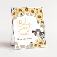 Sunflower Holy Cow Baby Shower Babies are Sweet