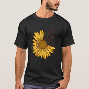 Sunflower Hope Positive Music Flowers Sunflowers T-Shirt