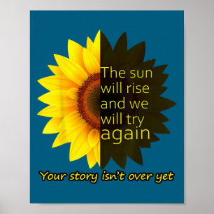 Sunflower Hope Poster
