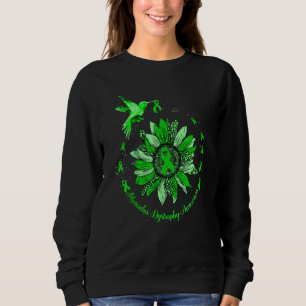 Sunflower Hummingbird Ribbon Muscular Dystrophy Wa Sweatshirt