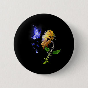 Sunflower Hydrocephalus Awareness 2  6 Cm Round Badge