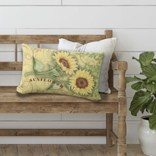 Sunflower II Lumbar Pillow