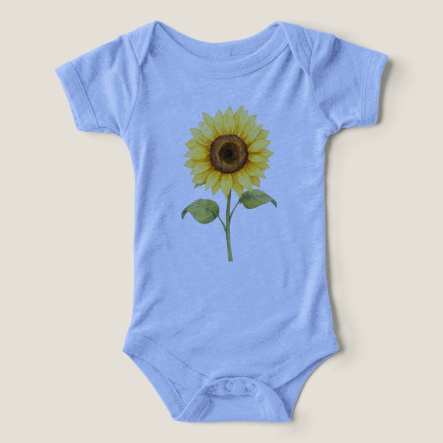 Sunflower Illustration — Bright Botanical Art (Design Front)