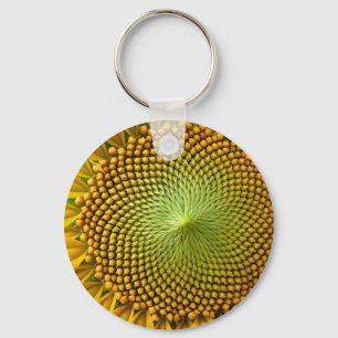 Sunflower Image Key Ring