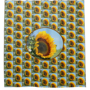 Sunflower In Sunshine Pattern    Shower Curtain
