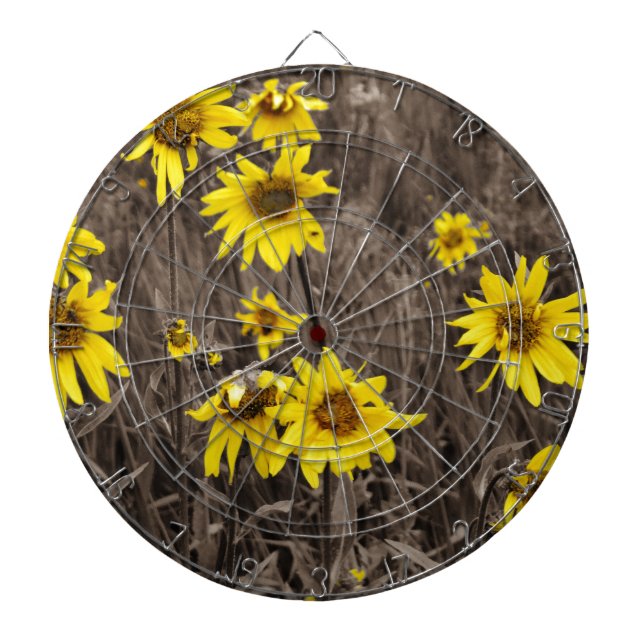 Sunflower in the Rocky Mountain Dartboard (Front)