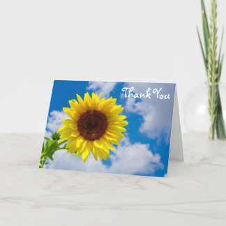 Sunflower in the Sky, Thank You Card
