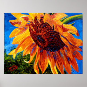 Sunflower in the Sunlight Poster