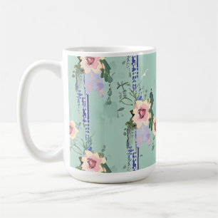 Sunflower Ink Print Style Coffee Mug