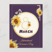 sunflower international Women's Day 2025 March 8