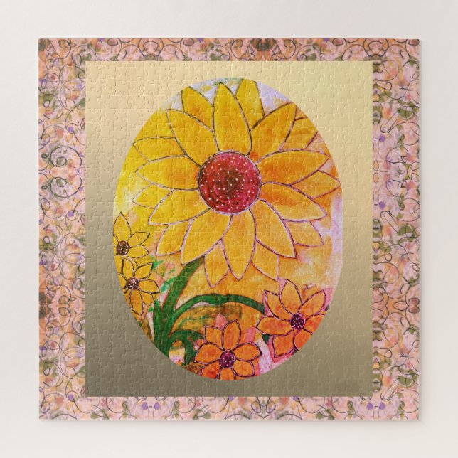 Sunflower  jigsaw puzzle (Vertical)