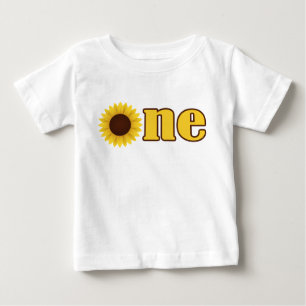 Sunflower Kansas First Birthday ONE Tutu Bodysuit