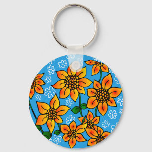 Sunflower Key Ring