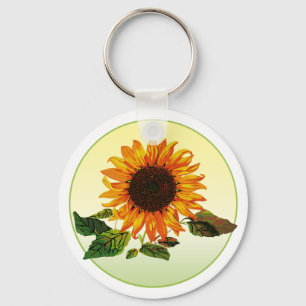 Sunflower Key Ring