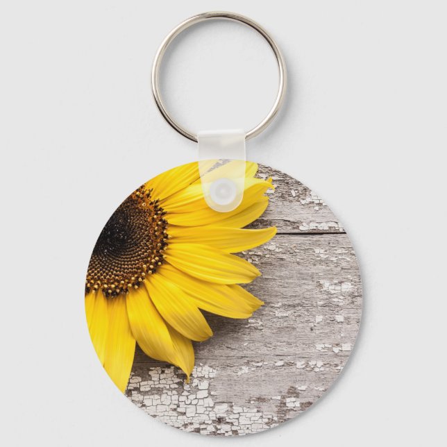 Sunflower Key Ring (Front)