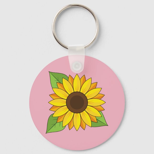 Sunflower Key Ring (Front)