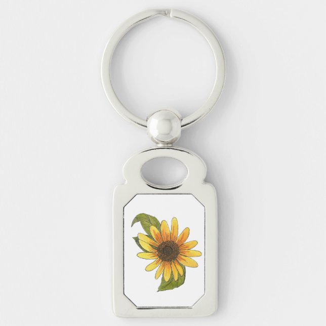 Sunflower Key Ring (Front)