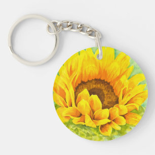 Sunflower Key Ring