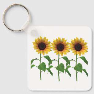 Sunflower keychain