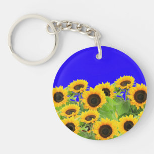 Sunflower Keychain