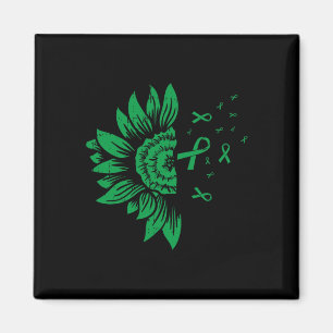 Sunflower Kidney Disease Mental Health Scoliosis R Magnet