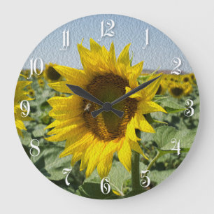 Sunflower Large Clock