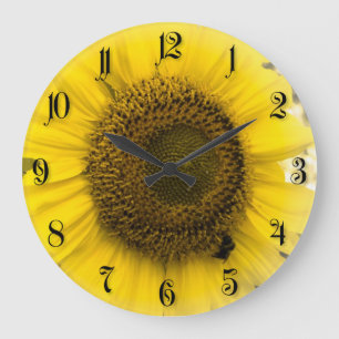 Sunflower Large Clock
