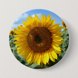 Sunflower Large Round Badge
