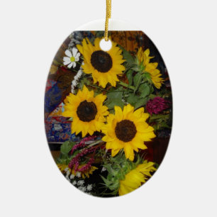 Sunflower Laughter Ornament