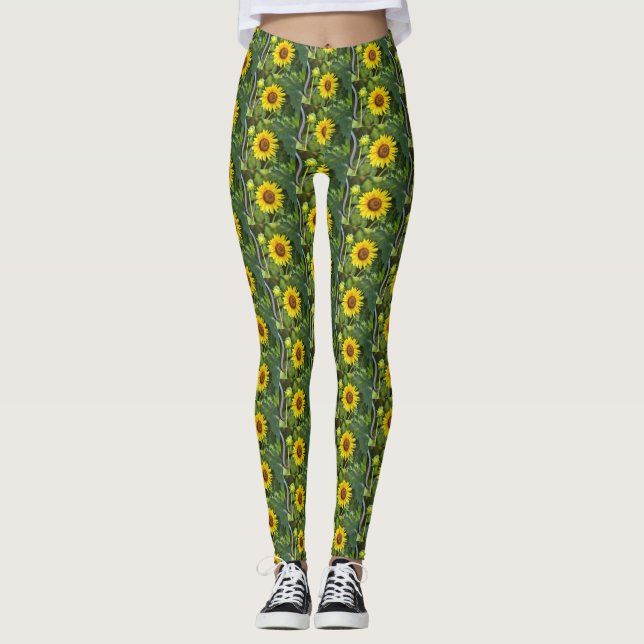 Sunflower Leggings (Front)