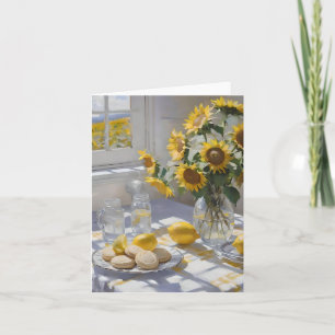 Sunflower & Lemonade Summer - Watercolors Card