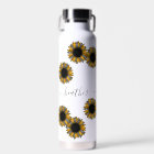 Sunflower Leopard Spot Monogram Name Personalised 