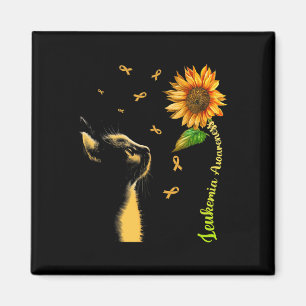 Sunflower Leukaemia Awareness  Magnet