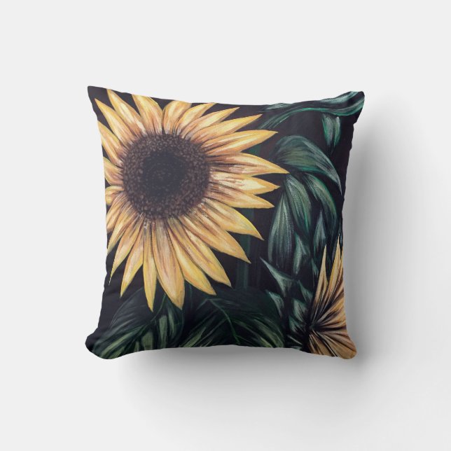 Sunflower Life Cushion (Front)
