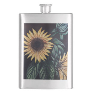 Sunflower Life Hip Flask