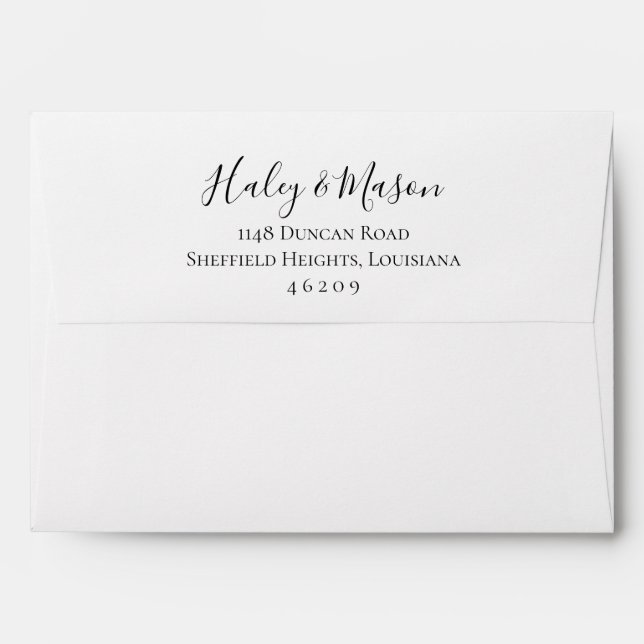 Sunflower Lined Personalised Envelopes (Back (Top Flap))