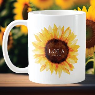 Sunflower Lola Coffee Mug