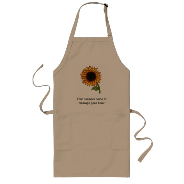 Sunflower Long Apron (Front)