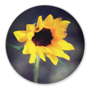 Sunflower Love Ceramic Knob