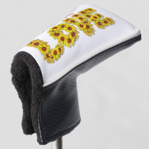 Sunflower Love Golf Putter Cover
