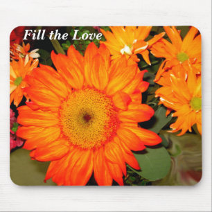 Sunflower Love_ Mousepad