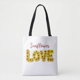 Sunflower Love Tote Bag