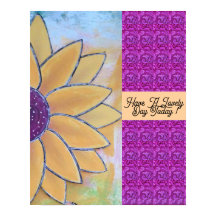 Sunflower Lovely Day Poster