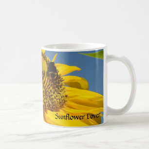 Sunflower Lover Coffee Cup Yellow Sun Flowers